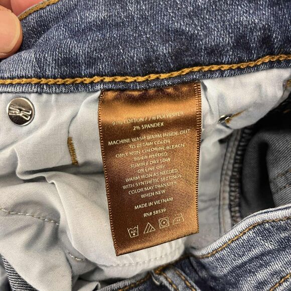 KUT from the Kloth Jeans Women 0P Toothpick Skinny Dark Wash Stretch Denim - Picture 5 of 9